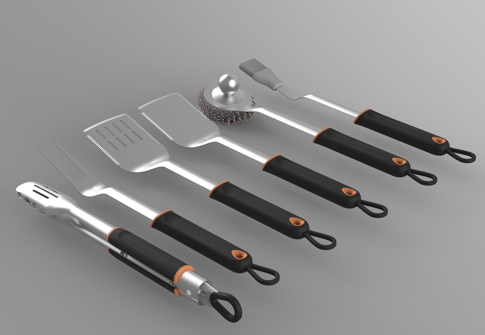 Dishwasher safe BBQ Tool Set